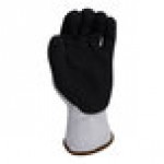Armor Guys Basetek 02-025-L Blue A6 HDPE Gloves with Black HCT Microfoam Nitrile Palm Coating - Large