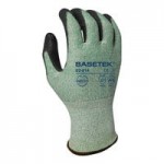 Armor Guys Basetek 02-025-L Blue A6 HDPE Gloves with Black HCT Microfoam Nitrile Palm Coating - Large