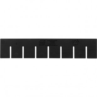 Quantum Black Long Conductive Divider for DG91025CO Conductive Dividable Grid Container - 6/Pack