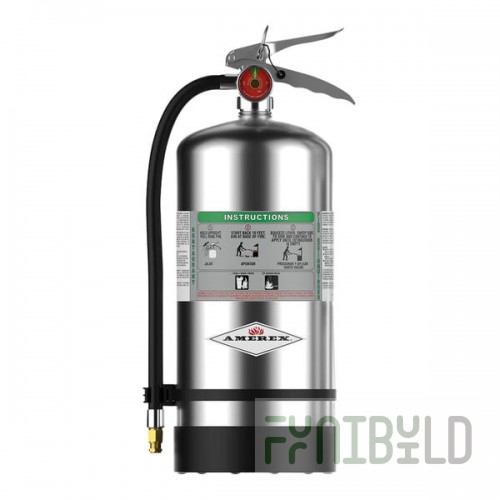 Amerex FE C260 6 Liter Class K Wet Chemical Fire Extinguisher 27596 - UL Rating 2A:K
