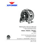 XPOWER Portable 3-Speed Indoor / Outdoor Cooling Misting Fan / Air Circulator FM-65 - 1,000 CFM, 115V XPOWER Portable 3-Speed Indoor / Outdoor Cooling Misting Fan / Air Circulator FM-65 - 1,000 CFM, 115V