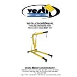 Vestil EHN-60-T Heavy-Duty Hydraulic Telescoping Crane Engine Hoist - 6,000 lb. Capacity Vestil EHN-60-T Heavy-Duty Hydraulic Telescoping Crane Engine Hoist - 6,000 lb. Capacity