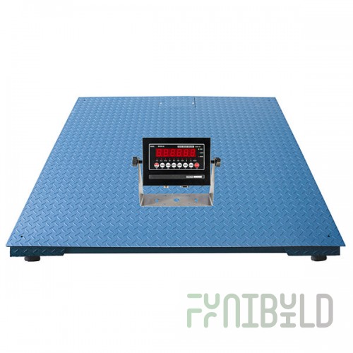 Optima Weighing Systems OP-916-4x4-5K 5,000 lb. Heavy-Duty Floor Scale with 4' x 4' Platform, Legal for Trade