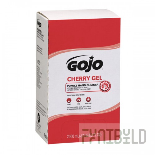 GOJO® 7290-04 TDX 2000 mL Cherry Gel Pumice Hand Cleaner - 4/Case