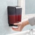 San Jamar S46TBK 46 oz. Bulk Soap Dispenser - Black Pearl