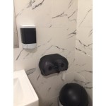San Jamar S46TBK 46 oz. Bulk Soap Dispenser - Black Pearl