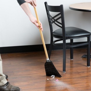 Carlisle 4168303 3-Stitch Lobby Corn Broom with 32 Carlisle 4168303 3-Stitch Lobby Corn Broom with 32