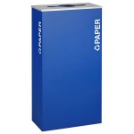 Ex-Cell Kaiser RC-KD17-P RYX Kaleidoscope XL Series Royal Blue Texture 17 Gallon Customizable Rectangular Paper Receptacle Ex-Cell Kaiser RC-KD17-P RYX Kaleidoscope XL Series Royal Blue Texture 17 Gallon Customizable Rectangular Paper Receptacle
