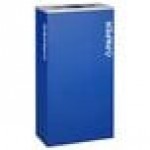 Ex-Cell Kaiser RC-KD17-P RYX Kaleidoscope XL Series Royal Blue Texture 17 Gallon Customizable Rectangular Paper Receptacle Ex-Cell Kaiser RC-KD17-P RYX Kaleidoscope XL Series Royal Blue Texture 17 Gallon Customizable Rectangular Paper Receptacle