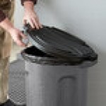 Toter RND20-L0200 Black Lid for 20 Gallon Round Trash Cans Toter RND20-L0200 Black Lid for 20 Gallon Round Trash Cans
