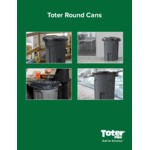 Toter RND20-L0200 Black Lid for 20 Gallon Round Trash Cans Toter RND20-L0200 Black Lid for 20 Gallon Round Trash Cans