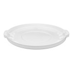 Rubbermaid® FG265400WHT BRUTE 55 Gallon White Round Trash Can Lid