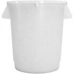 Carlisle 84101014 Bronco 10 Gallon Blue Round Trash Can