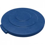 Carlisle 84101014 Bronco 10 Gallon Blue Round Trash Can