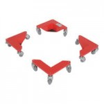 Vestil Steel Corner Mover Dolly CMD-S-300-4PK - 1,200 lb. Capacity - 4/Pack Vestil Steel Corner Mover Dolly CMD-S-300-4PK - 1,200 lb. Capacity - 4/Pack