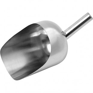 Sani-Lav 128 oz. Heavy-Duty Stainless Steel Scoop 3998