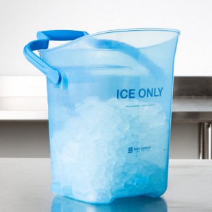 San Jamar SILD6000 6 Gallon Polypropylene Square Ice Tote San Jamar SILD6000 6 Gallon Polypropylene Square Ice Tote