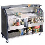 Lakeside 646B Black Laminate 3 Shelf Stainless Steel Utility Cart - 22 Lakeside 646B Black Laminate 3 Shelf Stainless Steel Utility Cart - 22