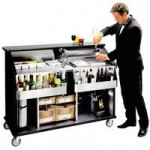 Lakeside 646B Black Laminate 3 Shelf Stainless Steel Utility Cart - 22 Lakeside 646B Black Laminate 3 Shelf Stainless Steel Utility Cart - 22