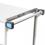 Lakeside 743 Heavy-Duty Stainless Steel 2 Shelf Utility Cart - 22 3/8 Lakeside 743 Heavy-Duty Stainless Steel 2 Shelf Utility Cart - 22 3/8