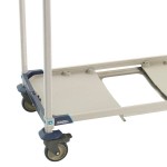 Metro PR48VX2-XDR MetroMax i Mobile Three Tier Tray Drying Rack with Drip Tray - 24 Metro PR48VX2-XDR MetroMax i Mobile Three Tier Tray Drying Rack with Drip Tray - 24