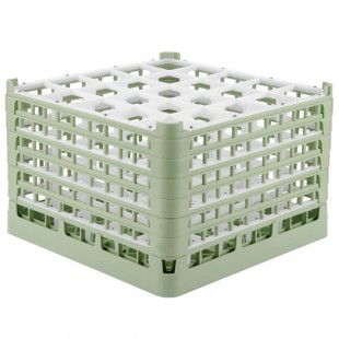 Vollrath 52738 Signature Full-Size Light Green 25-Compartment 11 3/8