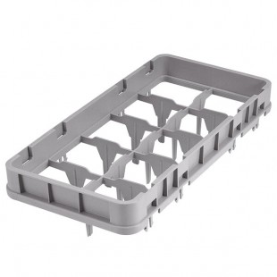 Cambro 10HE1151 Gray 10 Compartment Half Size Full Drop Camrack Extender