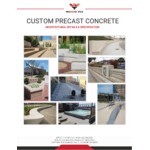 Wausau Tile Our Town 2' Single Round Concrete Bench - 24