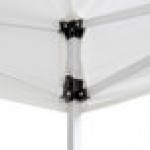 Backyard Pro Courtyard Series 10' x 10' White Straight Leg Heavy-Duty Aluminum Instant Pop-Up Canopy Tent Backyard Pro Courtyard Series 10' x 10' White Straight Leg Heavy-Duty Aluminum Instant Pop-Up Canopy Tent