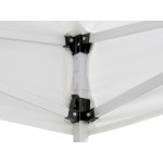 Backyard Pro Courtyard Series 10' x 10' White Straight Leg Heavy-Duty Aluminum Instant Pop-Up Canopy Tent Backyard Pro Courtyard Series 10' x 10' White Straight Leg Heavy-Duty Aluminum Instant Pop-Up Canopy Tent
