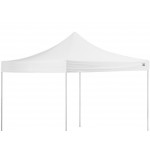 Backyard Pro Courtyard Series 10' x 10' White Straight Leg Heavy-Duty Aluminum Instant Pop-Up Canopy Tent Backyard Pro Courtyard Series 10' x 10' White Straight Leg Heavy-Duty Aluminum Instant Pop-Up Canopy Tent