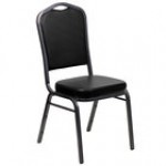 Flash Furniture FD-C01-SILVERVEIN-BURG-VY-GG Hercules Burgundy Vinyl Crown Back Stackable Banquet Chair with Silver Vein Frame Flash Furniture FD-C01-SILVERVEIN-BURG-VY-GG Hercules Burgundy Vinyl Crown Back Stackable Banquet Chair with Silver Vein Frame