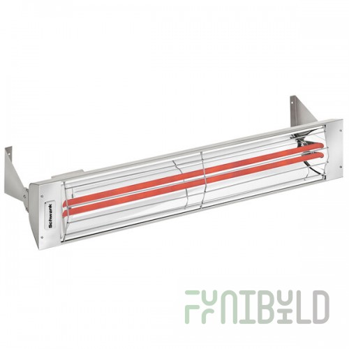 Schwank ES-3033-20 2 Stage Electric Stainless Steel Outdoor Patio Heater - 208V, 3000W