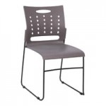 Flash Furniture Hercules Blue Full-Back Contoured Stacking Chair with Gray Sled Base Flash Furniture Hercules Blue Full-Back Contoured Stacking Chair with Gray Sled Base