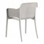 Lancaster Table & Seating Rio Cool Oyster Gray Resin Arm Chair Lancaster Table & Seating Rio Cool Oyster Gray Resin Arm Chair