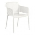 Lancaster Table & Seating Rio Cool Oyster Gray Resin Arm Chair Lancaster Table & Seating Rio Cool Oyster Gray Resin Arm Chair