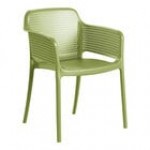 Lancaster Table & Seating Rio Cool Oyster Gray Resin Arm Chair Lancaster Table & Seating Rio Cool Oyster Gray Resin Arm Chair