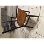 Lancaster Table & Seating Black Finish Ladder Back Chair with Natural Wood Seat - Detached Seat Lancaster Table & Seating Black Finish Ladder Back Chair with Natural Wood Seat - Detached Seat
