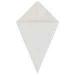 American Metalcraft SQFBCN10 10 oz. Square Cardboard Fry Cone - 100/Pack