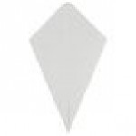 American Metalcraft SQFBCN10 10 oz. Square Cardboard Fry Cone - 100/Pack