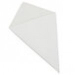American Metalcraft SQFBCN10 10 oz. Square Cardboard Fry Cone - 100/Pack