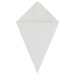 American Metalcraft SQFBCN10 10 oz. Square Cardboard Fry Cone - 100/Pack