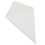 American Metalcraft SQFBCN10 10 oz. Square Cardboard Fry Cone - 100/Pack