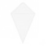 American Metalcraft SQFBCN10 10 oz. Square Cardboard Fry Cone - 100/Pack