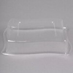 Fineline Wavetrends 128-BK Black Plastic Serving Bowl 128 oz. - 25/Case