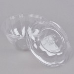 Eco-Products EP-SB32 32 oz. Clear Compostable Plastic Salad Bowl with Lid - 150/Case Eco-Products EP-SB32 32 oz. Clear Compostable Plastic Salad Bowl with Lid - 150/Case