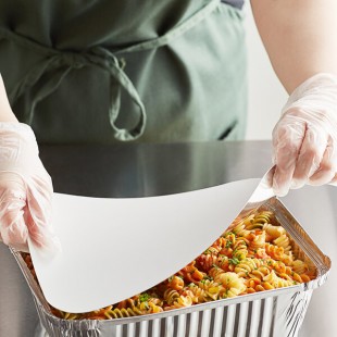 Choice Oblong Foil-Laminated Board Lid for 5 lb. Foil Take-Out Container - 250/Case Choice Oblong Foil-Laminated Board Lid for 5 lb. Foil Take-Out Container - 250/Case
