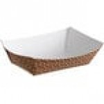 Carnival King #50 1/2 lb. Cornerstone Paper Food Tray - 1,000/Case Carnival King #50 1/2 lb. Cornerstone Paper Food Tray - 1,000/Case