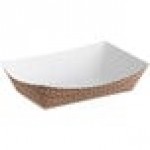 Carnival King #50 1/2 lb. Cornerstone Paper Food Tray - 1,000/Case Carnival King #50 1/2 lb. Cornerstone Paper Food Tray - 1,000/Case