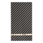 Sophistiplate Everyday Black Paper Guest Towel - 240/Case